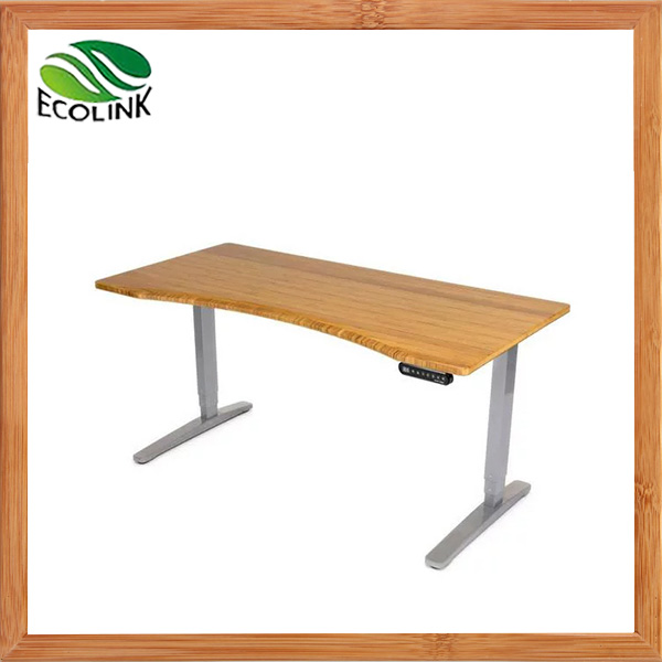 Adjustable Bamboo Office Desk