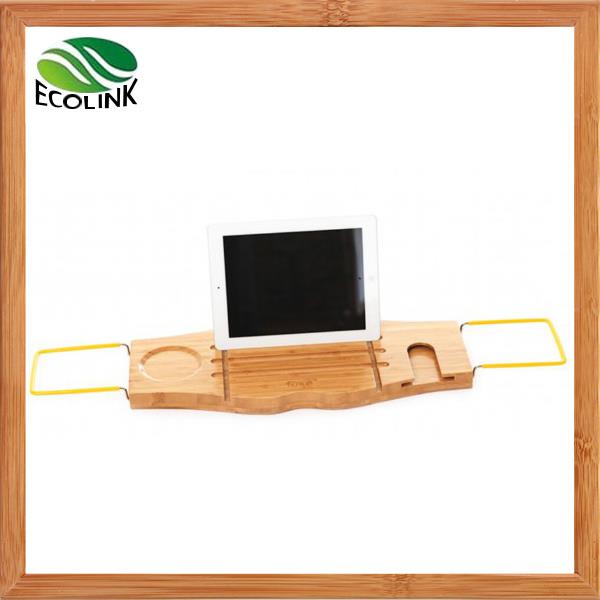 bamboo bathtub caddy tray