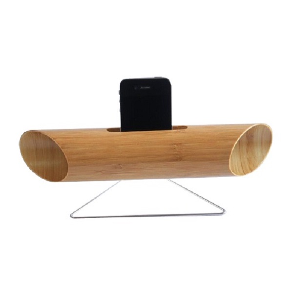 bamboo phone docking station