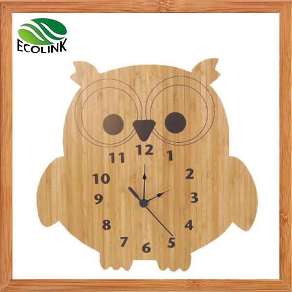 Bamboo Cartoon Wall Clocks