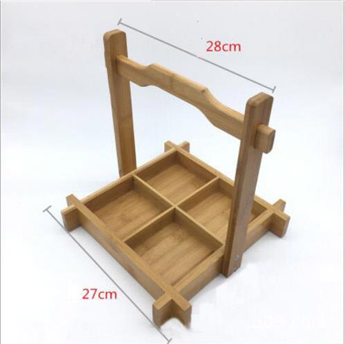 Wooden Baskets with Handles