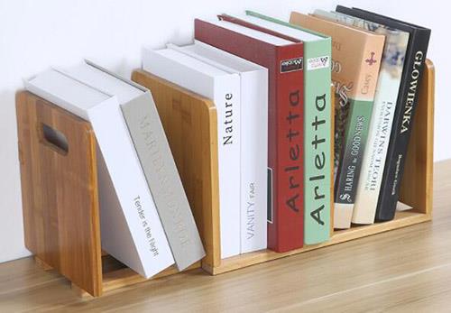 small bamboo bookshelf