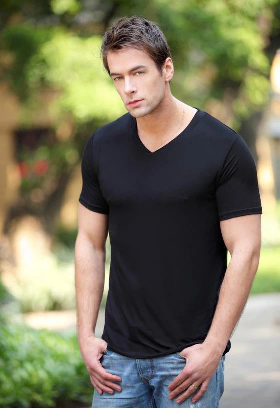 Bamboo Fiber Men′s T-Shirt