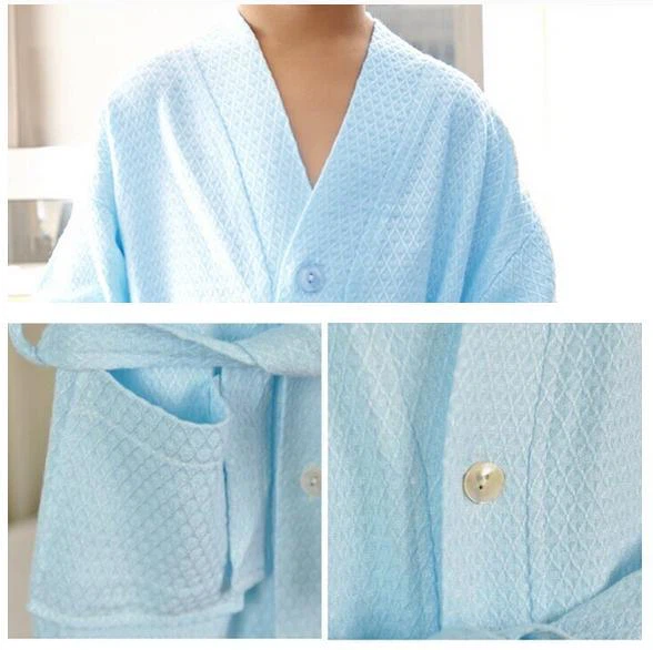 Waffle Bamboo Fibre Child Bathrobe Pajamas