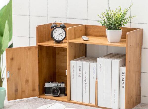 Bamboo Expandable Desktop Shelf