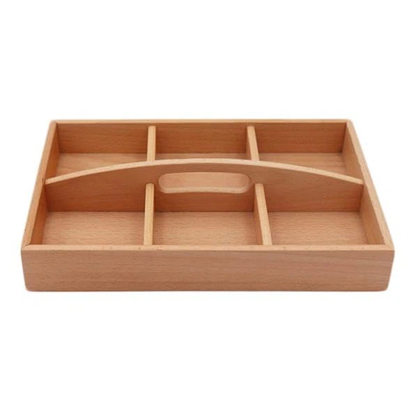 Bamboo Fiber Serving Tray With Handle