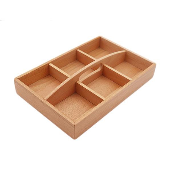 Bamboo Fiber Serving Tray With Handle