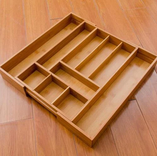 bamboo kitchen drawer organizer