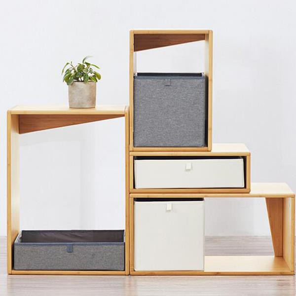 Creative bamboo Storage Rack