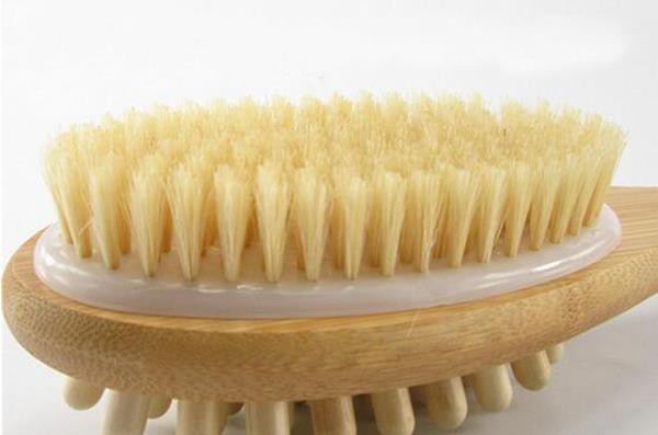 Natural Bristle Brush For Dry Brushing