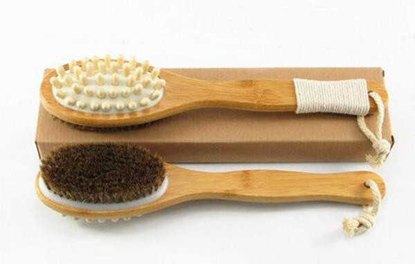 Natural Bristle Brush For Dry Brushing