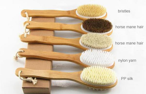 Natural Bristle Brush For Dry Brushing