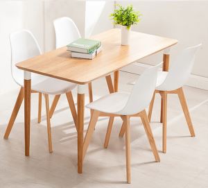 Bamboo Dining Table Set