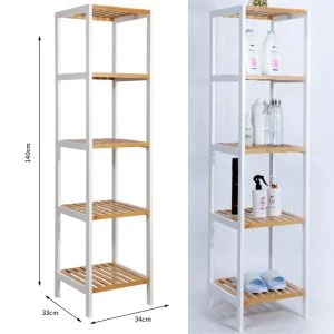 Bamboo Bathroom Shelf