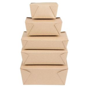 Disposable Kraft Paper Fast Food Tray