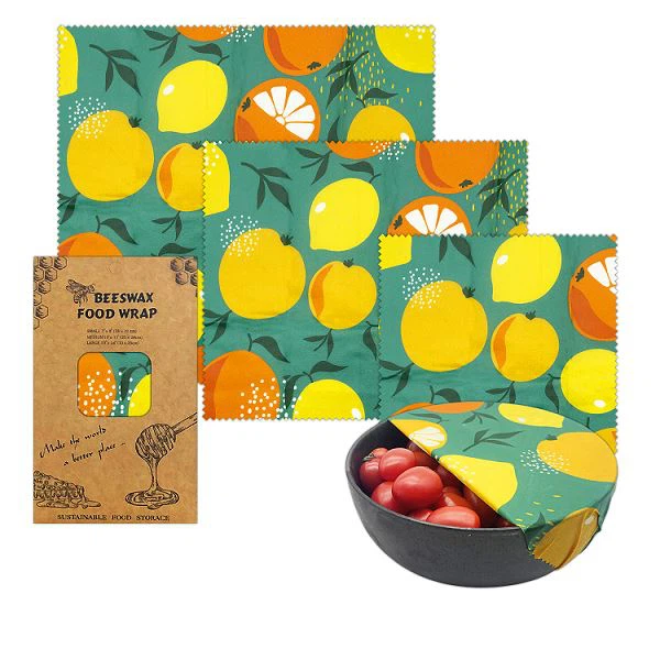 Reusable Beewax Food Wraps No Plastic Alternative For Sandwich Wrapping