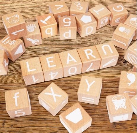26 Wooden Building Alphabet Letters Stacking Blocks best