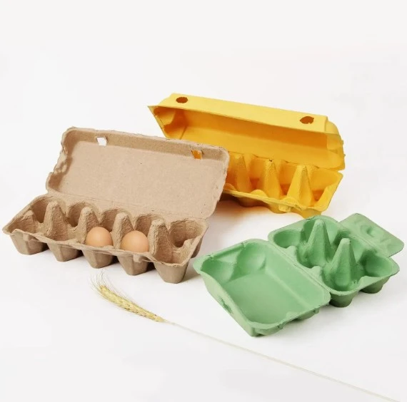 Custom Color Biodegradable Paper Chicken Egg Cartons
