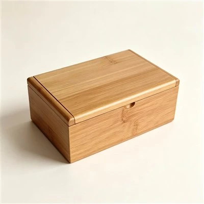 Bamboo Storage Organizer Box With Lid