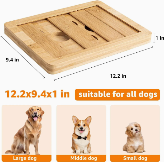 Wooden Dog Puzzle Toys Interactive Toys For Boredom