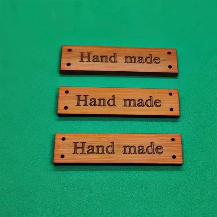 Wooden Hang Tag Clothing Label Bamboo Cloth Hangtag